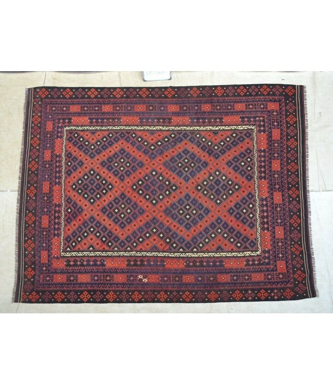 Handgewebte Orientalisch Wolle Kelim Teppich 309 x 229 cm