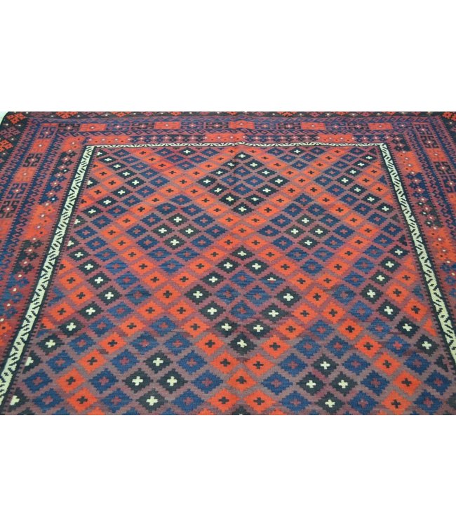 Handgewebte Orientalisch Wolle Kelim Teppich 309 x 229 cm
