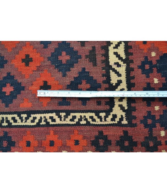 Hand Woven Afghan Wool Kilim Area Rug 309 x 229 cm