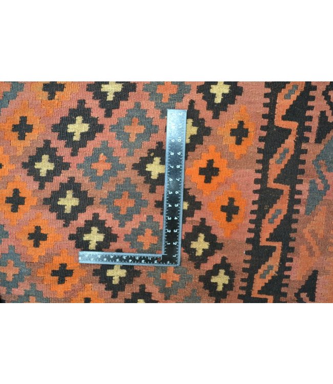 Hand Woven Afghan Wool Kilim Area Rug 390 x 268 cm