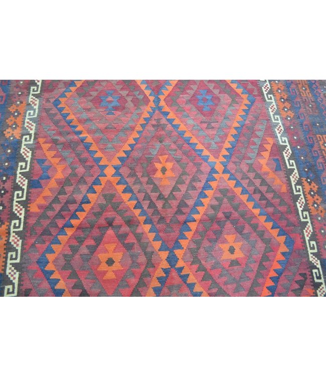 Hand Woven Afghan Wool Kilim Area Rug 395 x 231 cm