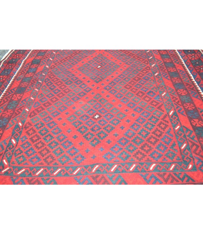 Hand Woven Afghan Wool Kilim Area Rug 316 x264 cm