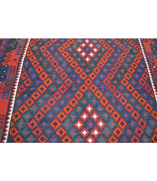 Hand Woven Afghan Wool Kilim Area Rug 290 x 250 cm
