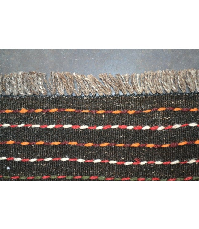 Handgemaakt Oosters Kelim Wol Vloerkleed 442 x 222 cm