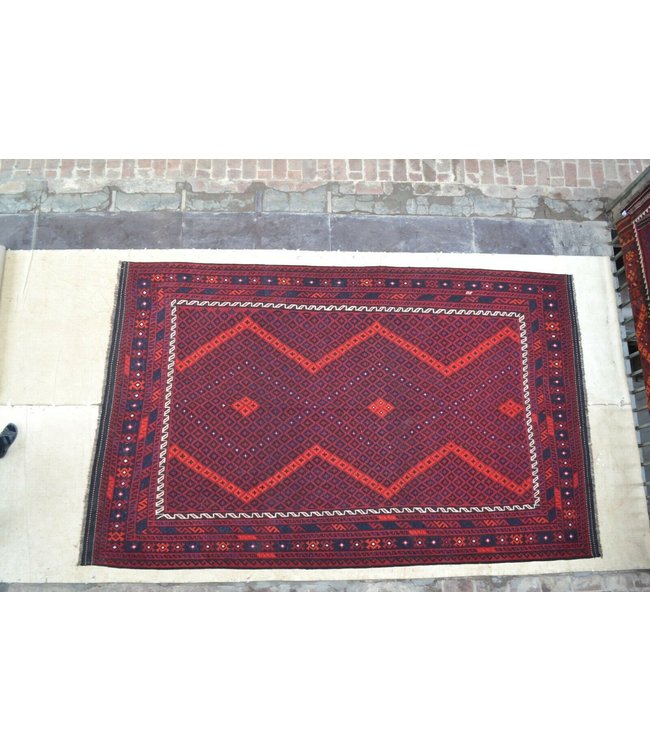 Handgewebte Orientalisch Wolle Kelim Teppich 397 X 250 cm