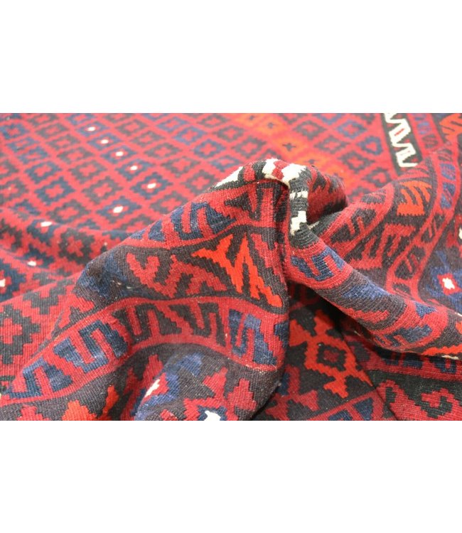 Hand Woven Afghan Wool Kilim Area Rug 397 X 250 cm