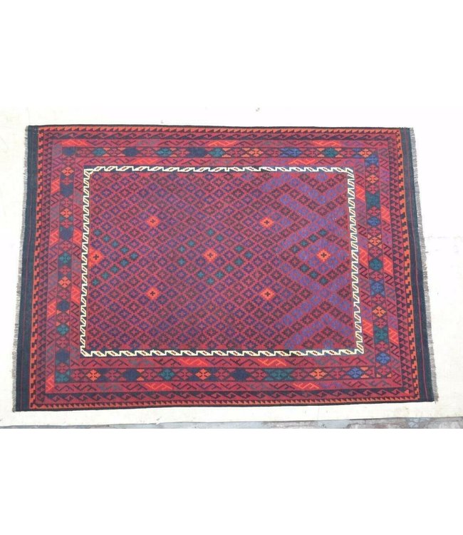 Hand Woven Afghan Wool Kilim Area Rug  312 x 222 cm