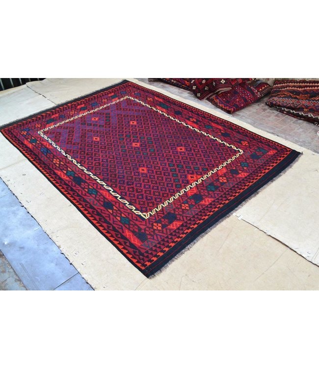 Handgewebte Orientalisch Wolle Kelim Teppich 312 x 222 cm