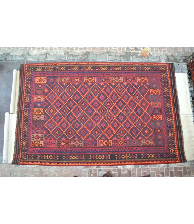 Hand Woven Afghan Wool Kilim Area Rug 480 x 310 cm
