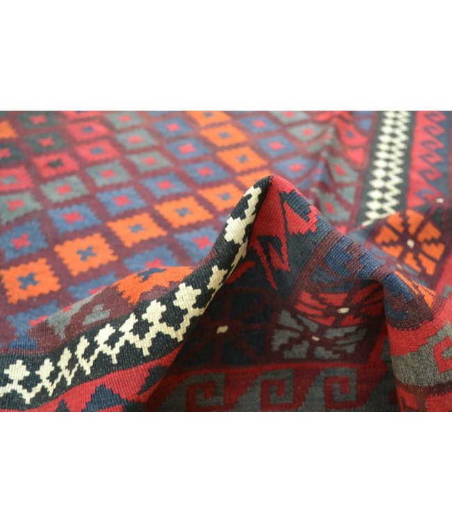 Handgewebte Orientalisch Wolle Kelim Teppich 430 x 234 cm