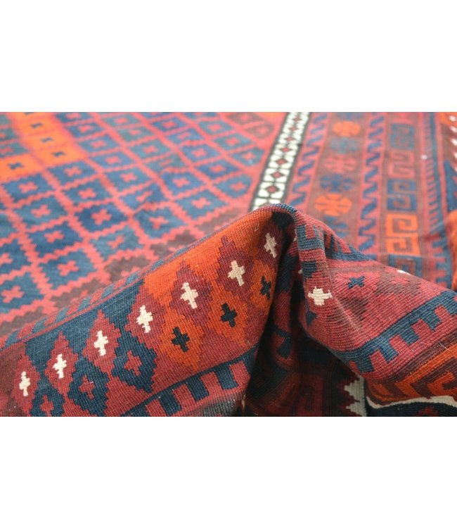 Handgewebte Orientalisch Wolle Kelim Teppich 412 x 310 cm