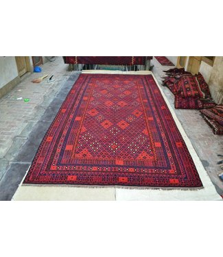 Hand Woven Afghan Wool Kilim Area Rug 520 x 262 cm