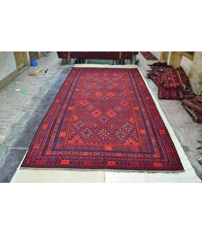 Handgewebte Orientalisch Wolle Kelim Teppich 520 x 262 cm