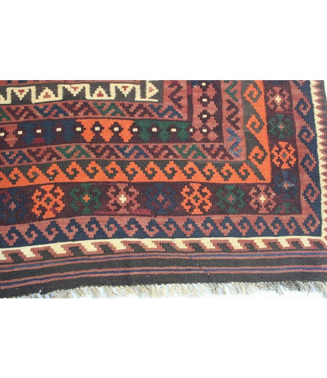 Hand Woven Afghan Wool Kilim Area Rug 403x250 cm