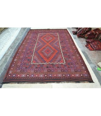 Hand Woven Afghan Wool Kilim Area Rug 440x266 cm