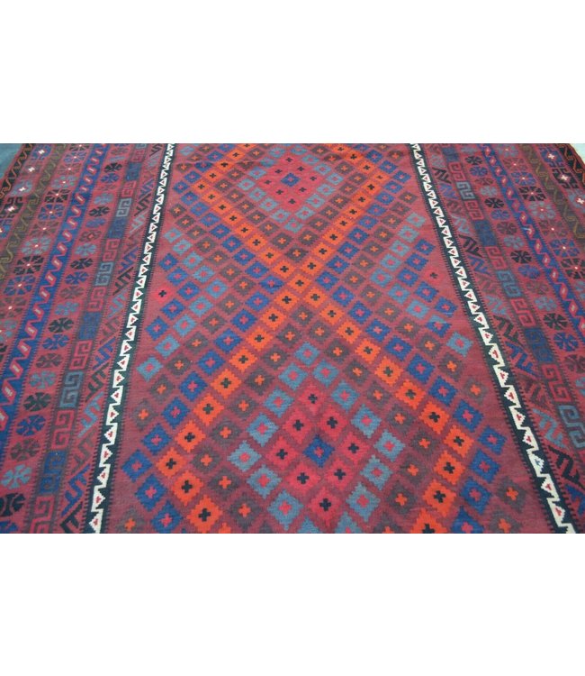 Hand Woven Afghan Wool Kilim Area Rug 440x266 cm