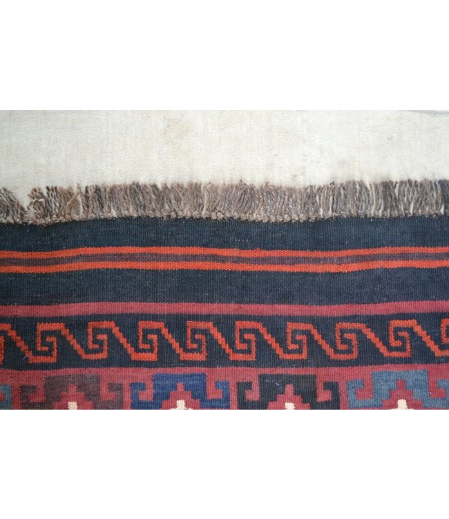 Handgemaakt Oosters Kelim Wol Vloerkleed 440x266 cm