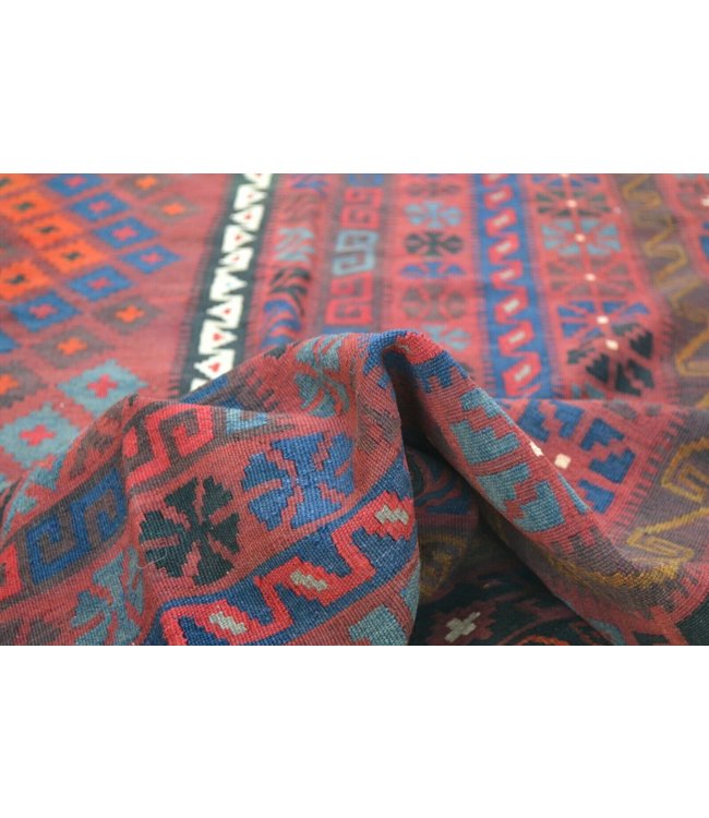 Handgewebte Orientalisch Wolle Kelim Teppich 440x266 cm