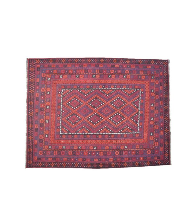 Hand Woven Afghan Wool Kilim Area Rug 416x310 cm