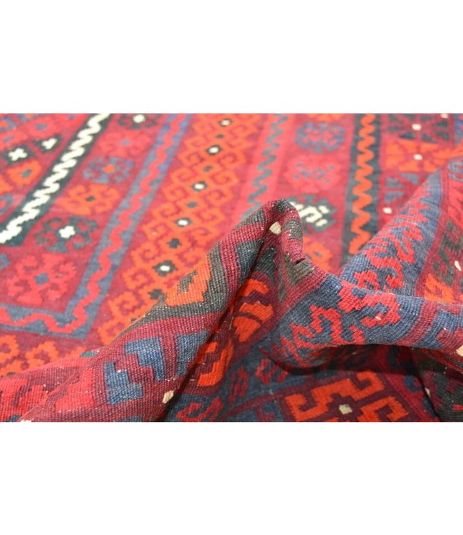 Hand Woven Afghan Wool Kilim Area Rug 416x310 cm