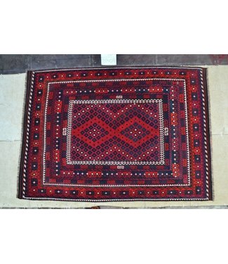 Hand Woven Afghan Wool Kilim Area Rug 359 x 258 cm