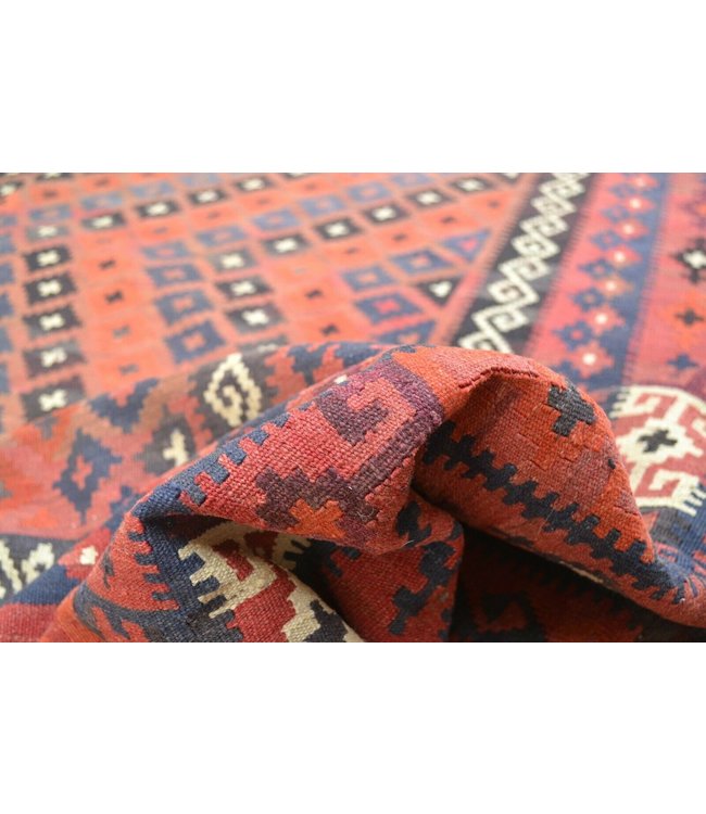 Handgewebte Orientalisch Wolle Kelim Teppich 428 x 292 cm