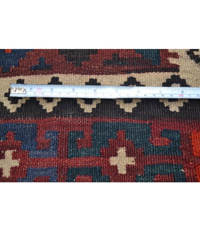 Handgemaakt Oosters Kelim Wol Vloerkleed 360x241 cm