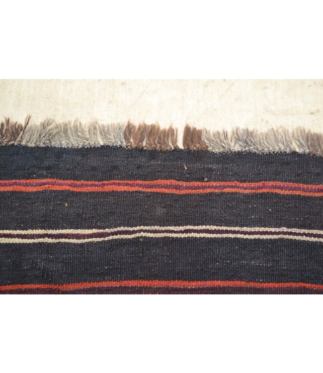 Handgewebte Orientalisch Wolle Kelim Teppich 360x241 cm