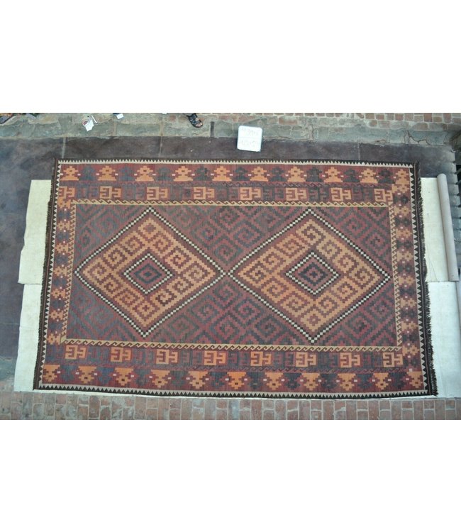 Hand Woven Afghan Wool Kilim Area Rug 462 x 290 cm