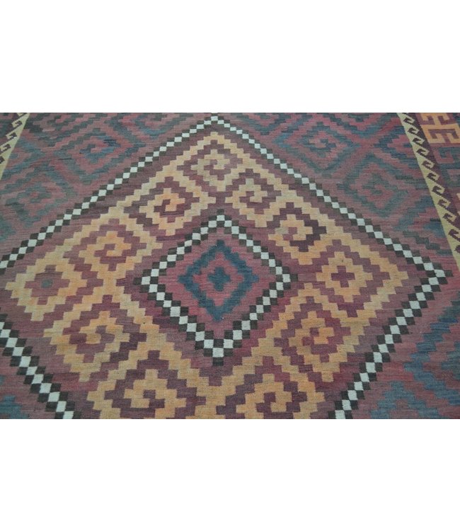 Hand Woven Afghan Wool Kilim Area Rug 462 x 290 cm