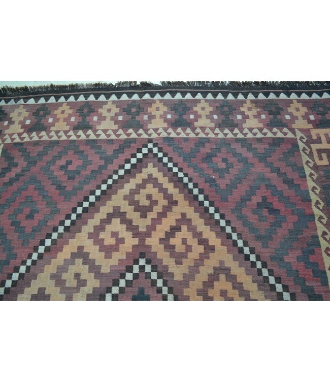 Hand Woven Afghan Wool Kilim Area Rug 462 x 290 cm