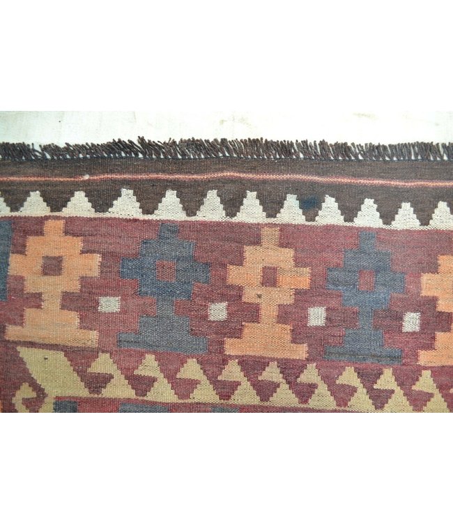 Hand Woven Afghan Wool Kilim Area Rug 462 x 290 cm