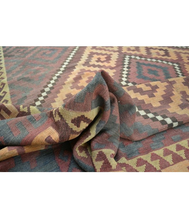 Handgewebte Orientalisch Wolle Kelim Teppich 462 x 290 cm