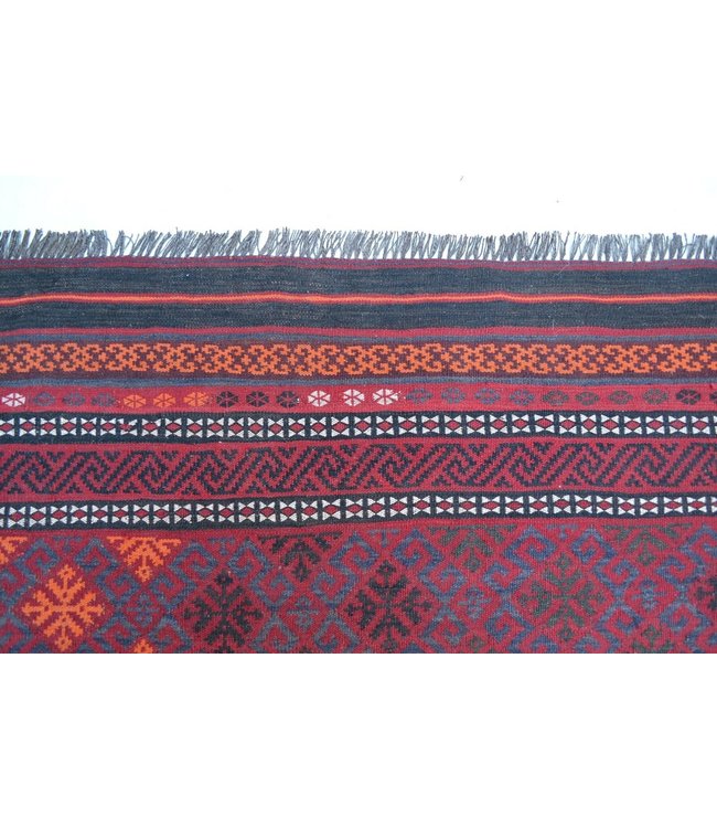 Handgewebte Orientalisch Wolle Kelim Teppich 354 x 284 cm