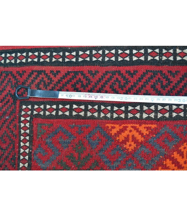 Handgemaakt Oosters Kelim Wol Vloerkleed 354 x 284 cm