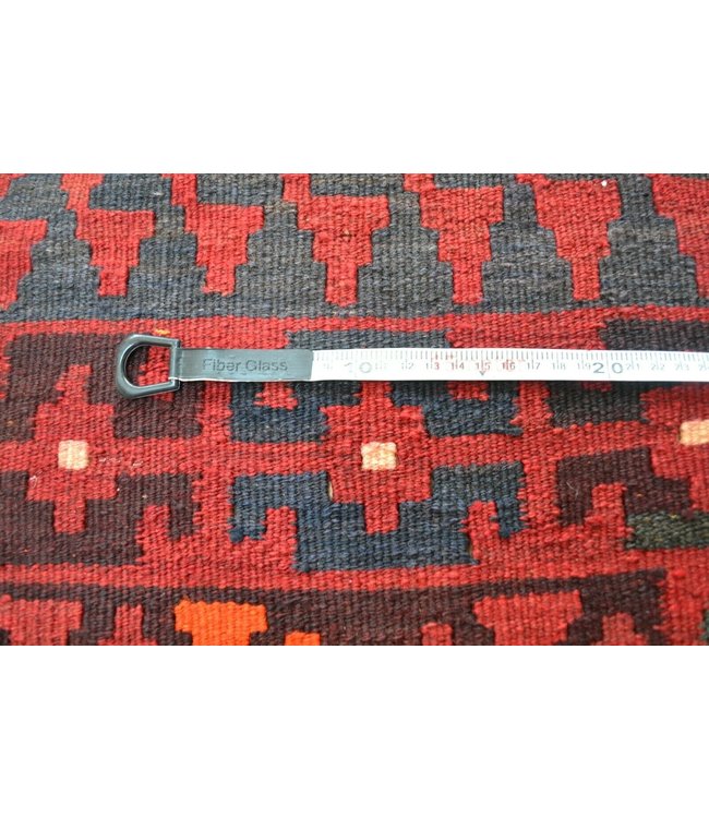 Hand Woven Afghan Wool Kilim Area Rug 383 x 230 cm