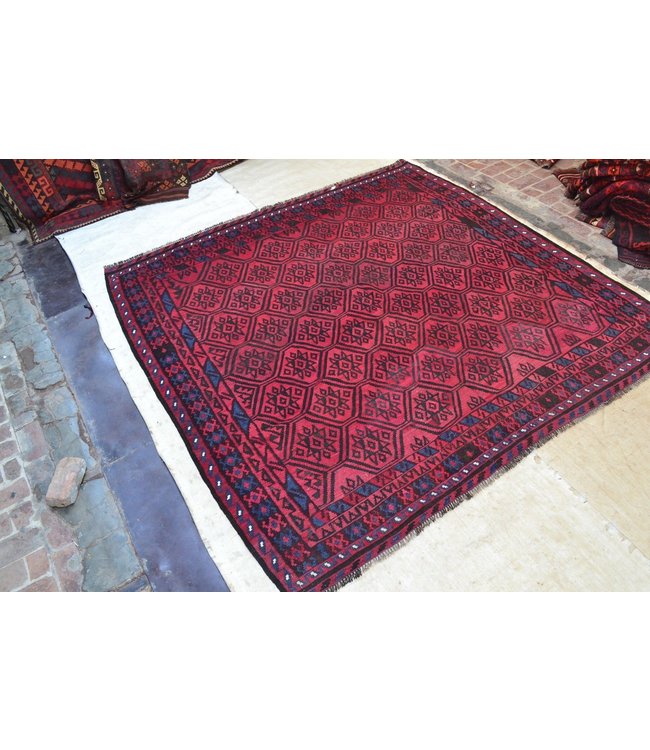 Hand Woven Afghan Wool Kilim Area Rug 257 x 250 cm