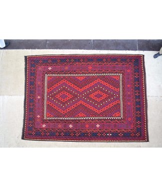 Hand Woven Afghan Wool Kilim Area Rug 328 x 240 cm