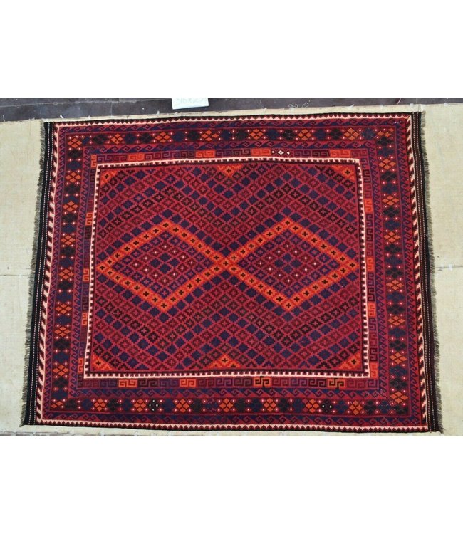 Handgewebte Orientalisch Wolle Kelim Teppich 316 x 254 cm