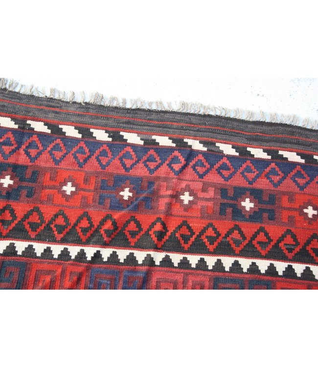 Handgewebte Orientalisch Wolle Kelim Teppich 328 x 244 cm