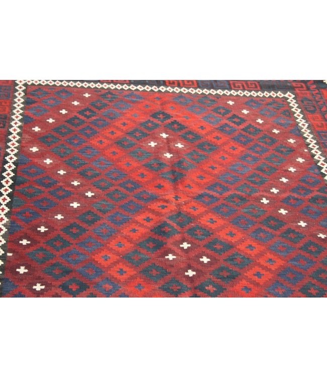 Hand Woven Afghan Wool Kilim Area Rug 328 x 244 cm