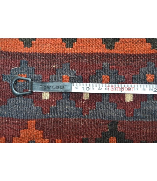 Handgewebte Orientalisch Wolle Kelim Teppich 340 x 201 cm