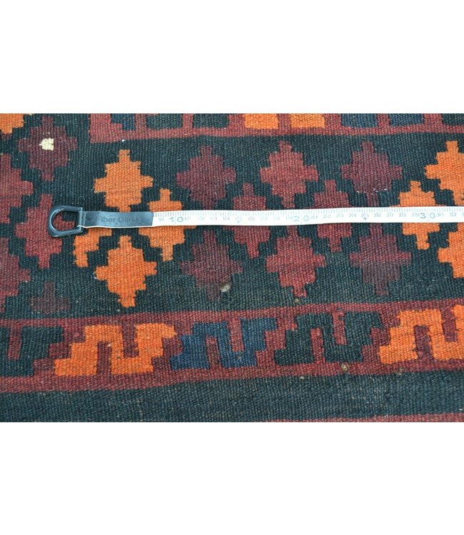 Hand Woven Afghan Wool Kilim Area Rug 283 X 235 cm