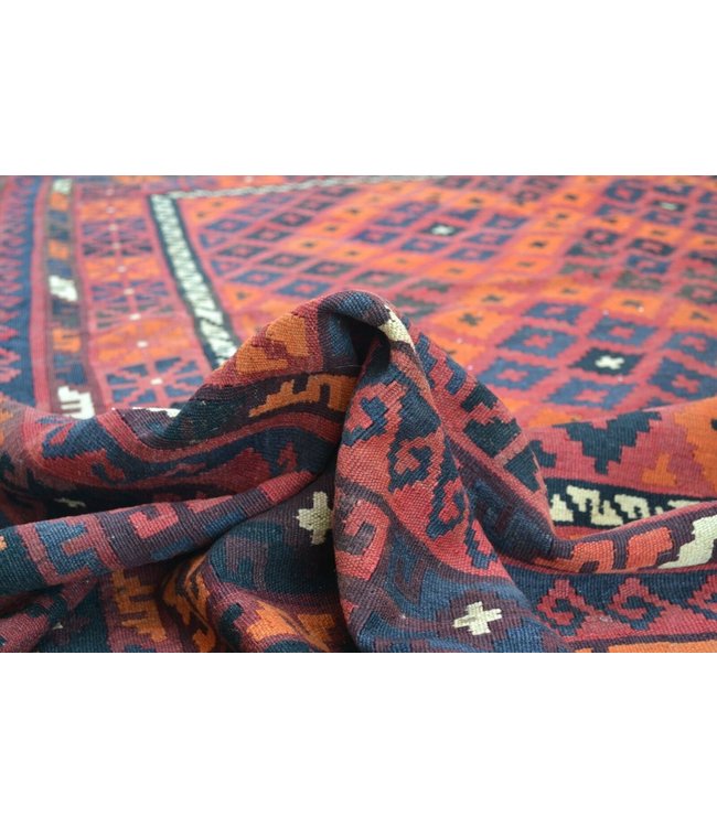 Handgewebte Orientalisch Wolle Kelim Teppich 283 X 235 cm