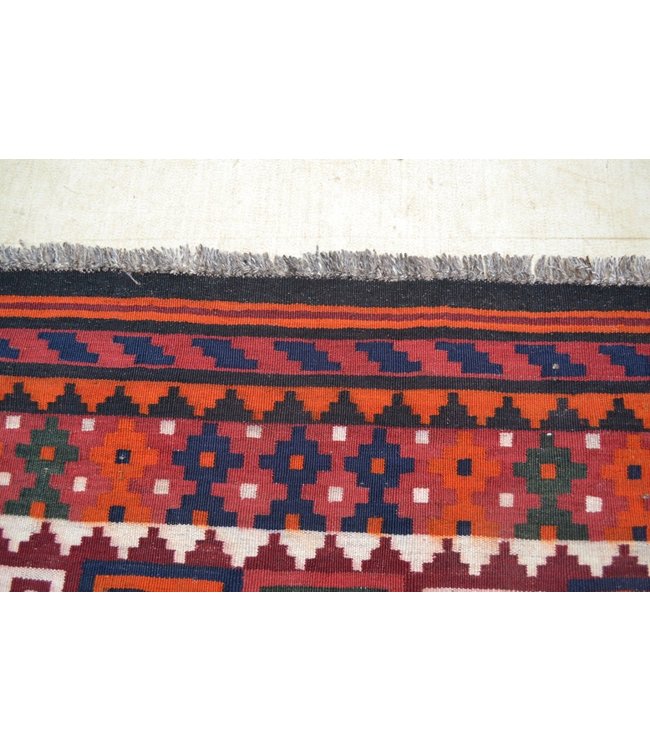 Handgewebte Orientalisch Wolle Kelim Teppich 303 x 244 cm