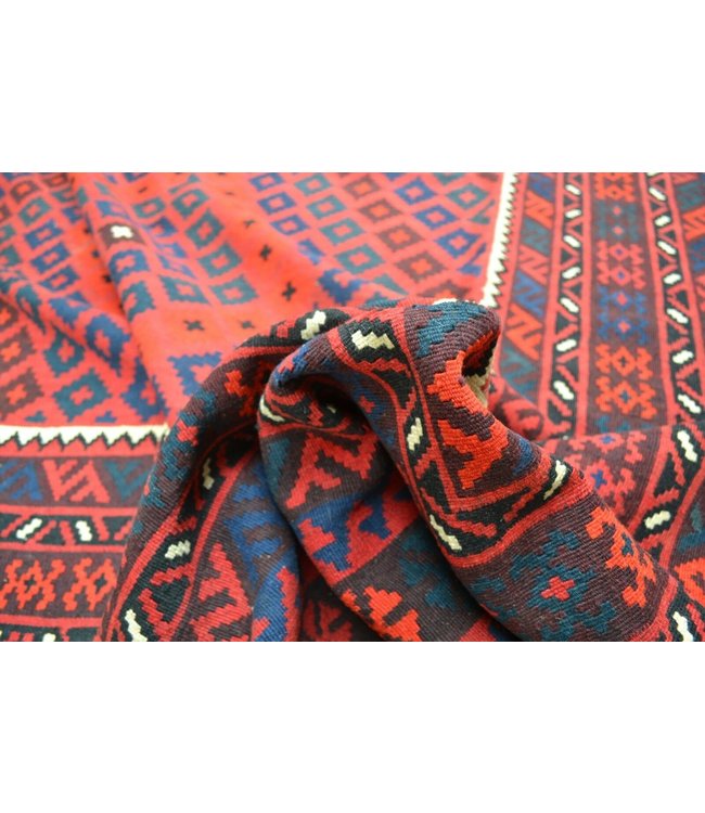 Handgewebte Orientalisch Wolle Kelim Teppich 304 x 243 cm