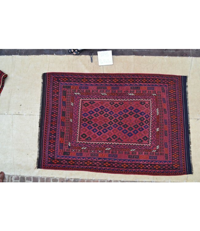 Handgewebte Orientalisch Wolle Kelim Teppich 307 x 206 cm