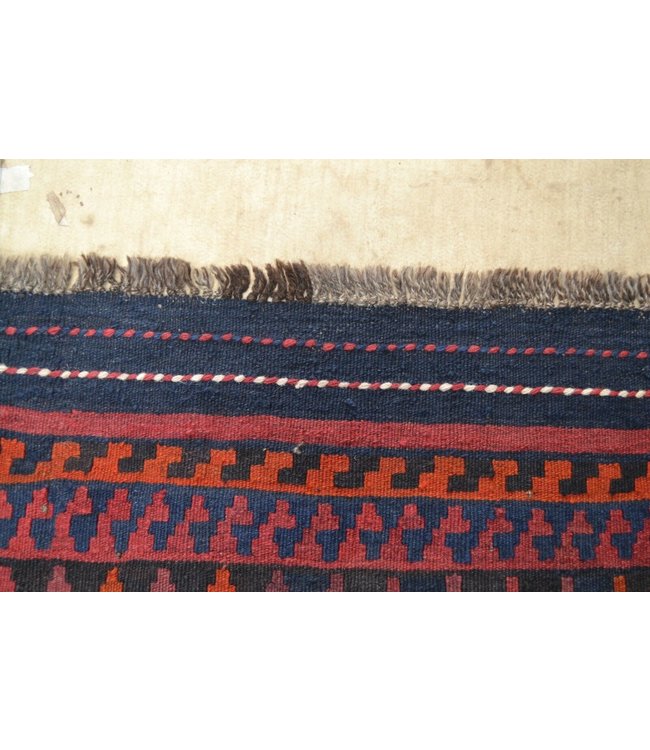 Hand Woven Afghan Wool Kilim Area Rug 307 x 206 cm