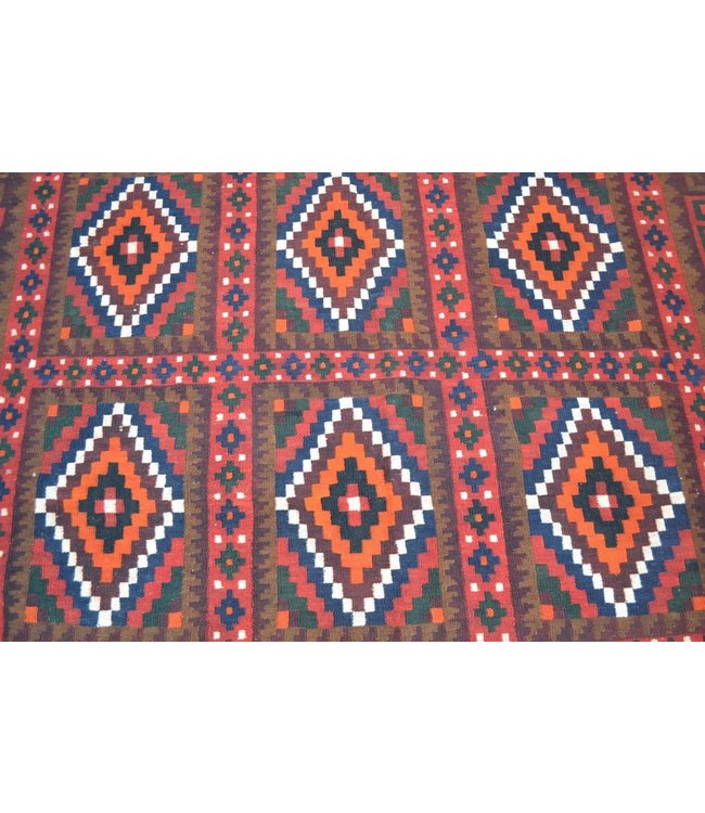 Handgewebte Orientalisch Wolle Kelim Teppich 306 x 234 cm