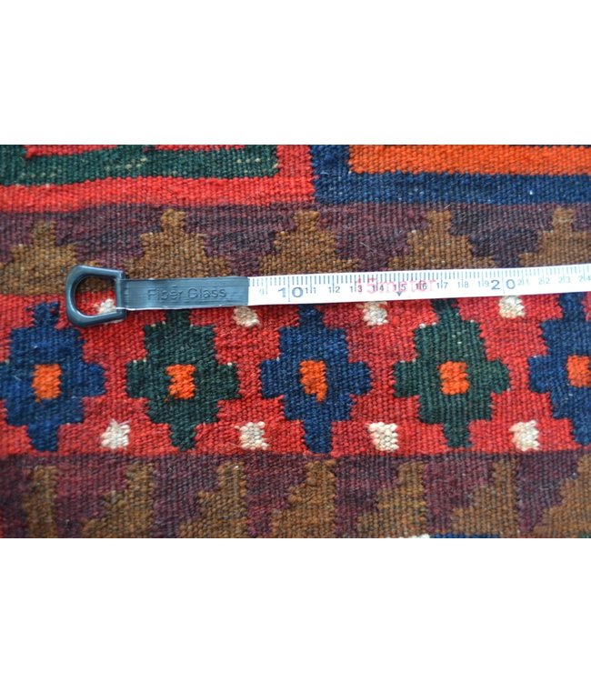 Handgemaakt Oosters Kelim Wol Vloerkleed 306 x 234 cm